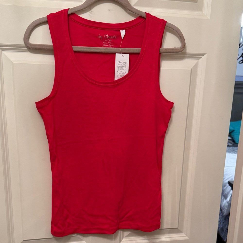 Chico's Vibrant Red Tank Top